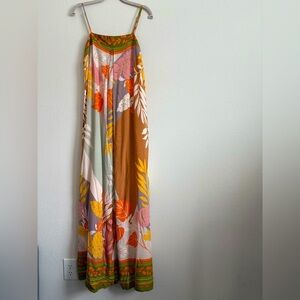 NWT Easel Floral Multicolor Maxi Dress size M